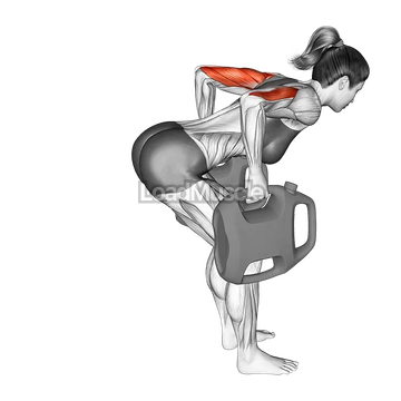 Bottle Weighted Two Arms Kickback