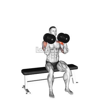 Dumbbell Seated Reverse Arnold Press