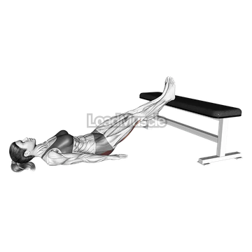 Straight Leg Glute Bridge