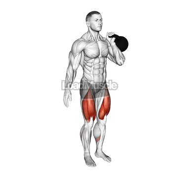 Kettlebell Ipsilateral Reverse Lunge