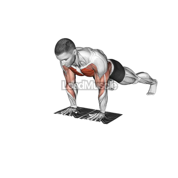 Lever Push-up with Towels