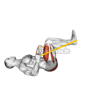 Resistance Band Lying Leg Press