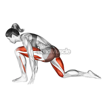 Deep Lunge to Hamstring Stretch