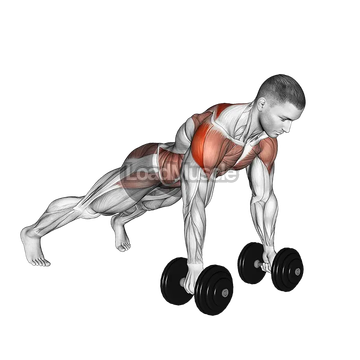 Dumbbell Lateral Raise Plank