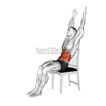 Seated Forward Roll-up on a Chair