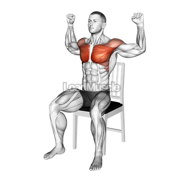 Seated Pec Dec on a Chair