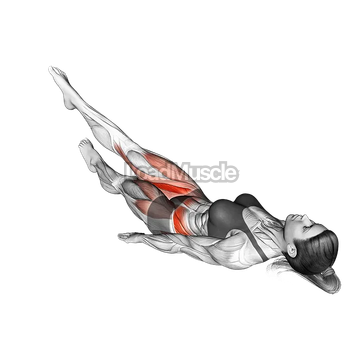 Lying Floor Horizontal Flutter Kick